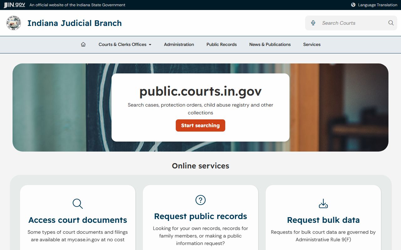 Kosciusko County court records Indiana public records hub